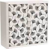 PAPERFLOW easyOffice Black & White Rollladenschrank 62432 2 Fachböden 110,0 x 41,5 x 104,0 cm von PAPERFLOW