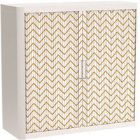 PAPERFLOW easyOffice Classic Chic Rollladenschrank 60052 2 Fachböden 110,0 x 41,5 x 104,0 cm von PAPERFLOW