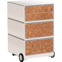 PAPERFLOW easyBox Contents Rollcontainer weiß, bunt 4 Auszüge 39,0 x 43,6 x 64,2 cm von PAPERFLOW