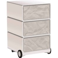 PAPERFLOW easyBox Contents Rollcontainer weiß, bunt 4 Auszüge 39,0 x 43,6 x 64,2 cm von PAPERFLOW