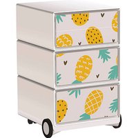 PAPERFLOW easyBox Tropical Rollcontainer weiß, bunt 4 Auszüge 39,0 x 43,6 x 64,2 cm PAPERFLOW easyBox Tropical Rollcontainer weiß, bunt 4 Auszüge 39,0 x 43,6 x 64,2 cm von PAPERFLOW