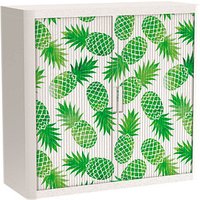 PAPERFLOW easyOffice Tropical Rollladenschrank 60612 2 Fachböden 110,0 x 41,5 x 104,0 cm von PAPERFLOW