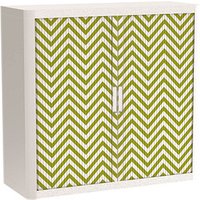 PAPERFLOW easyOffice Vintage Rollladenschrank 60916 2 Fachböden 110,0 x 41,5 x 104,0 cm von PAPERFLOW