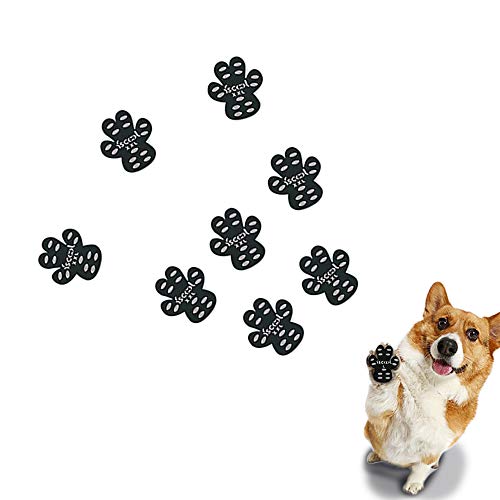 Hundepfotenschutz für Hunde, selbstklebend, für Reisen, Pfotenschutz, Spazierengehen, Hundeschuhe, verhindert Verbrühungen im Freien, 8 Stück von PAPIEEED