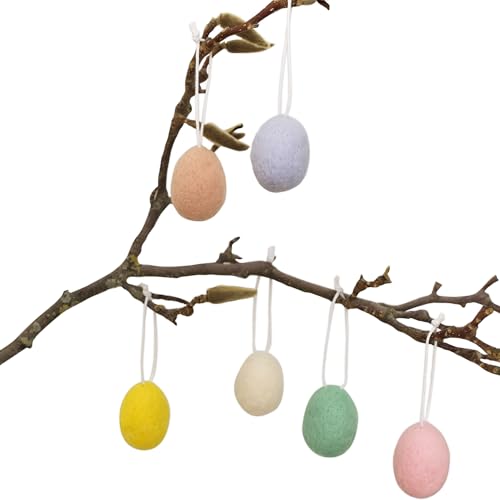 Papierdrachen 6 Filzostereier Pastellfarben - Osterdeko für Sträucher und Weiden - Dekoration Ostern 2024 Papierdrachen 6 Filzostereier Pastellfarben - Osterdeko für Sträucher und Weiden - Dekoration Ostern 2024 von Papierdrachen