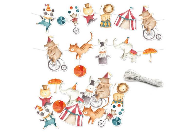 PAPIERDRACHEN Girlande Girlande Geburtstag - Deko für Kindergeburtstag - 10 m Partygirlande, für Mädchen und Jungs von PAPIERDRACHEN