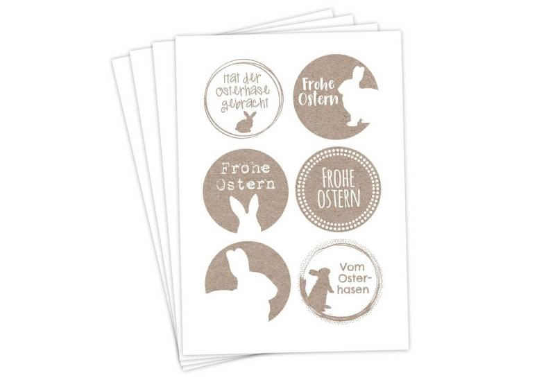 PAPIERDRACHEN Sticker Osteraufkleber - zum Verzieren und Gestalten von PAPIERDRACHEN