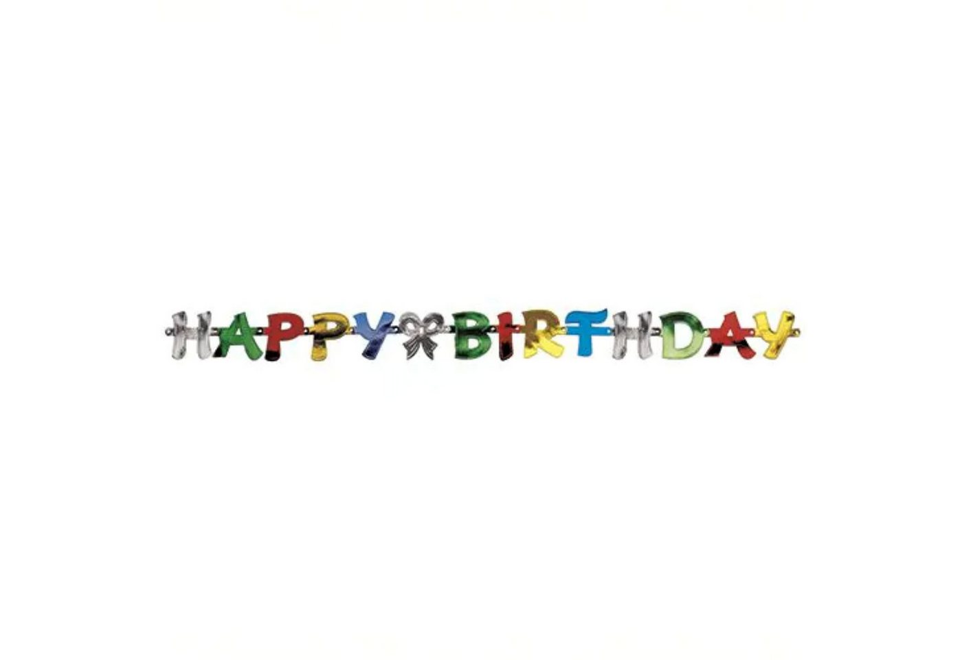 PAPSTAR GmbH Hängedekoration Buchstabengirlande Happy Birthday 1,4 m, Multicol PAPSTAR GmbH Hängedekoration Buchstabengirlande Happy Birthday 1,4 m, Multicol von PAPSTAR GmbH
