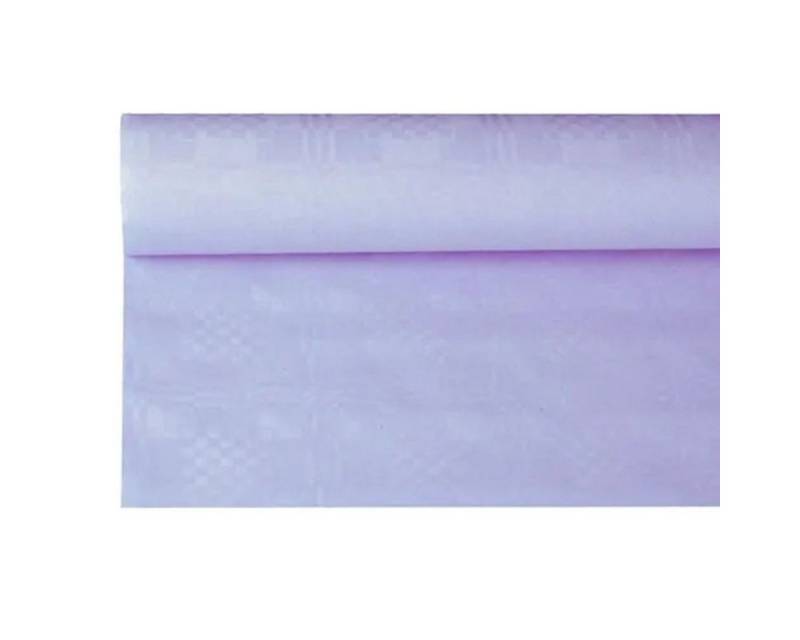 PAPSTAR GmbH Hängedekoration Tischdecke Papier Damastprägung 8x1,2m, Flieder von PAPSTAR GmbH