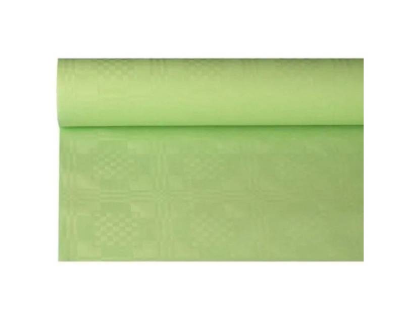 PAPSTAR GmbH Hängedekoration Tischdecke Papier Damastprägung 8x1,2m, Pastelgrü von PAPSTAR GmbH