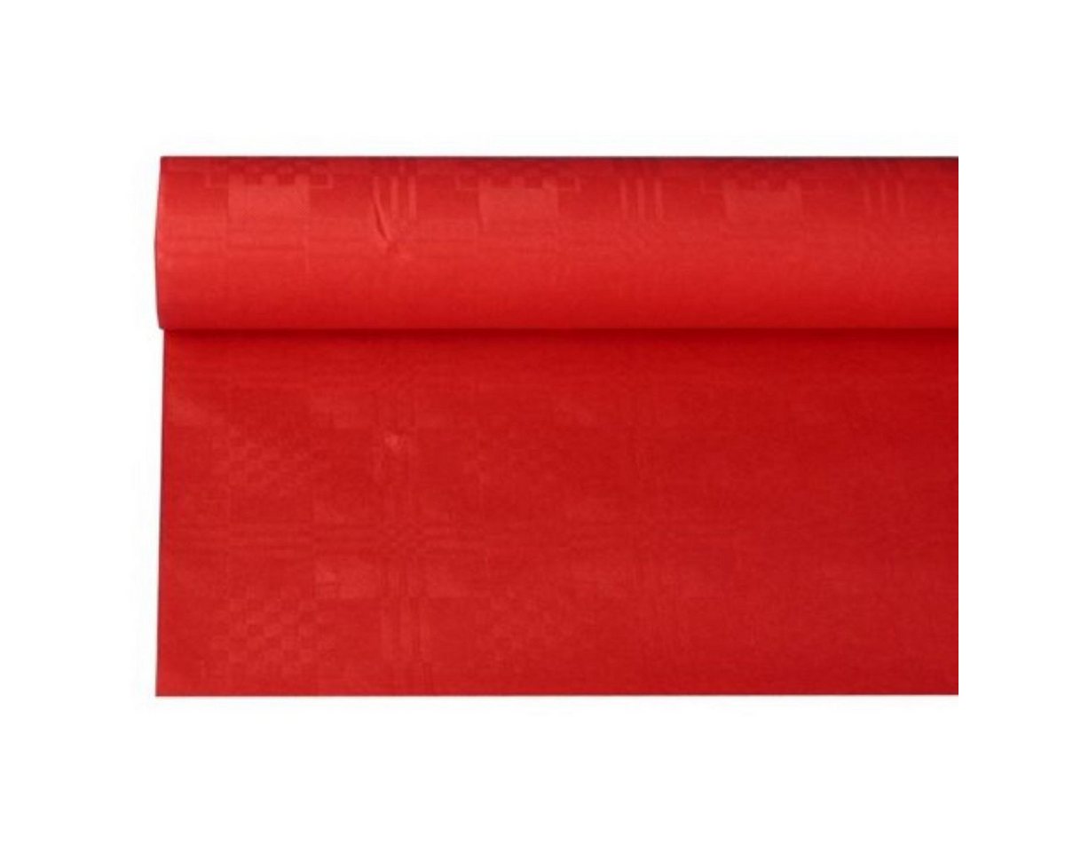 PAPSTAR GmbH Hängedekoration Tischdecke Papier Damastprägung 8x1,2m, Rot PAPSTAR GmbH Hängedekoration Tischdecke Papier Damastprägung 8x1,2m, Rot von PAPSTAR GmbH