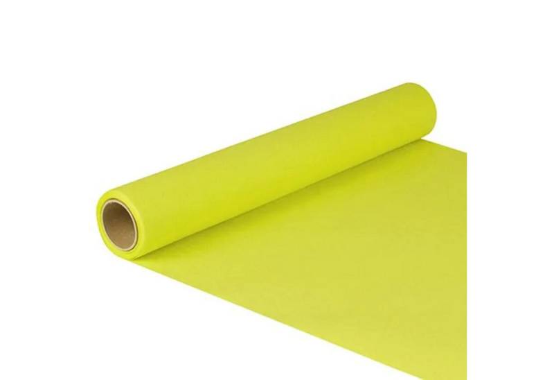 PAPSTAR GmbH Hängedekoration Tischläufer 'ROYAL Collection' 5m x 40 cm, Limone von PAPSTAR GmbH