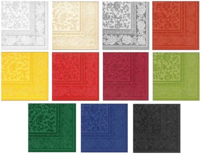 PAPSTAR GmbH Papierserviette 50 Servietten "ROYAL Collection" 1/4-Falz 40 cm x 40 cm "Ornaments" von PAPSTAR GmbH