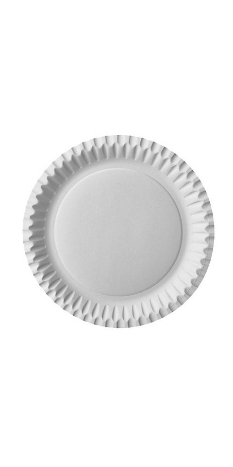 PAPSTAR GmbH Pappteller 100 Teller, Pappe rund Ø 23 cm weiss von PAPSTAR GmbH