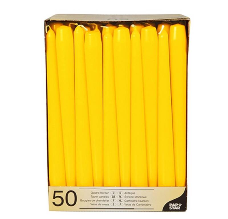 PAPSTAR GmbH Spitzkerze 50 Leuchterkerzen Ø 2,2 cm · 25 cm von PAPSTAR GmbH