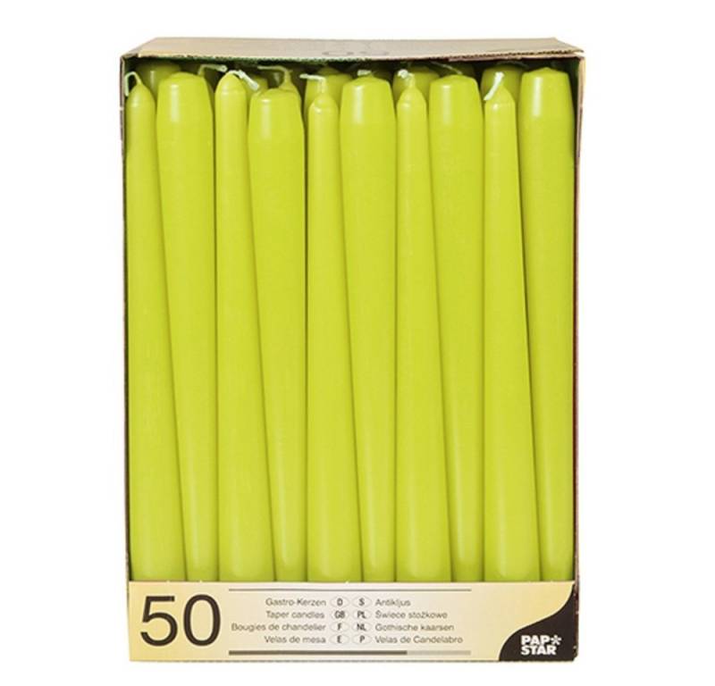 PAPSTAR GmbH Spitzkerze 50 Leuchterkerzen Ø 2,2 cm · 25 cm von PAPSTAR GmbH