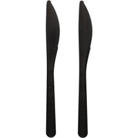 PAPSTAR Mehrweg-Messer schwarz Polypropylen (PP) von PAPSTAR