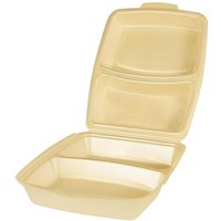 PAPSTAR Einweg-Menüschalen beige von PAPSTAR
