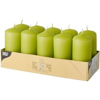 PAPSTAR Stumpenkerzen 9 cm kiwi von PAPSTAR