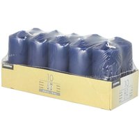 PAPSTAR Stumpenkerzen 9 cm dunkelblau von PAPSTAR