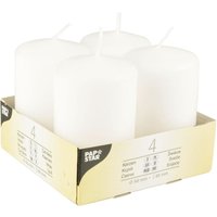 PAPSTAR Stumpenkerzen 8 cm weiß von PAPSTAR