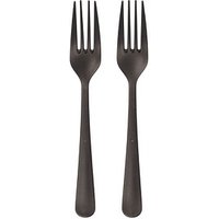 circulware RESBONSIBLES Mehrweg-Gabeln, Kunststoff schwarz, 10 St. von circulware RESBONSIBLES
