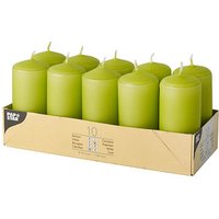 10 PAPSTAR Stumpenkerzen kiwi von PAPSTAR