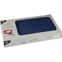 20 PAPSTAR Tischdecken soft selection 82330 dunkelblau 80,0 x 80,0 cm von PAPSTAR