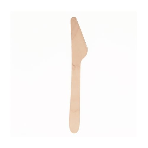 25 Messer, Holz 'Pure' 16,5 cm von PAPSTAR