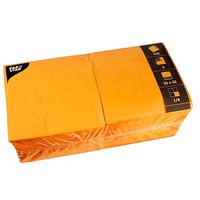 PAPSTAR Servietten orange 3-lagig 16,5 x 16,5 cm 250 St. von PAPSTAR