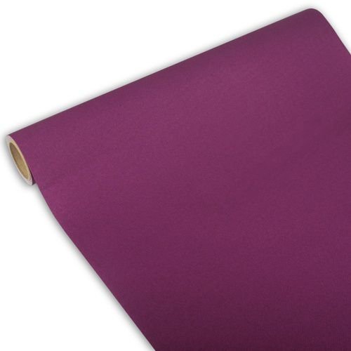 3 m Tischläufer, Tissue "ROYAL Collection", 3 m x 40 cm lila auf Rolle von PAPSTAR