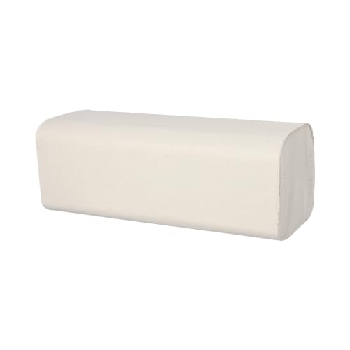 3200 Blatt Handtuchpapier Tissue V-Falz 23 cm x 25 cm weiss 2-lagig von PAPSTAR