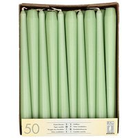 50 STARPAK Kerzen jadegrün von STARPAK