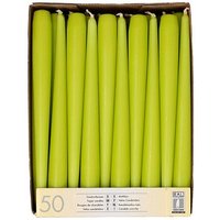 50 STARPAK Kerzen limonengrün von STARPAK