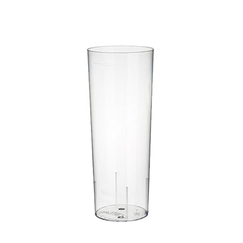 500 Gläser für Longdrinks, PS 0,3 l Ø 5,85 cm · 15,2 cm glasklar Plastik von PAPSTAR