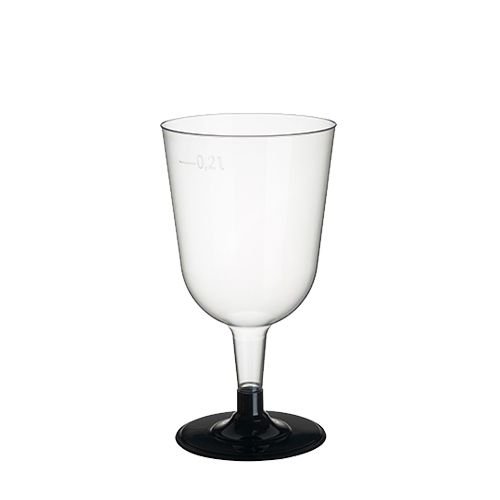 60 Stiel-Gläser für Rotwein, PS 0,2 l Ø 7,35 cm, 13,55 cm glaskl von PAPSTAR