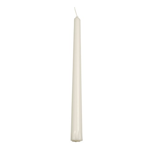 8 Stearin-Kerzen Leuchterkerzen Stabkerzen Spitzkerzen Ø 22 mm · 250 mm Weiß von Papstar von PAPSTAR