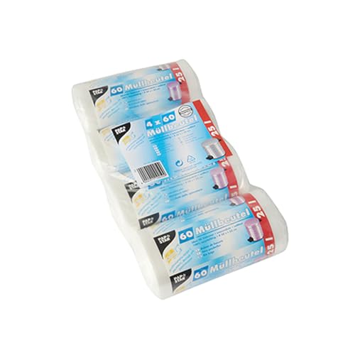 960 Müllbeutel, HDPE 25 l 52x50cm transparent von PAPSTAR