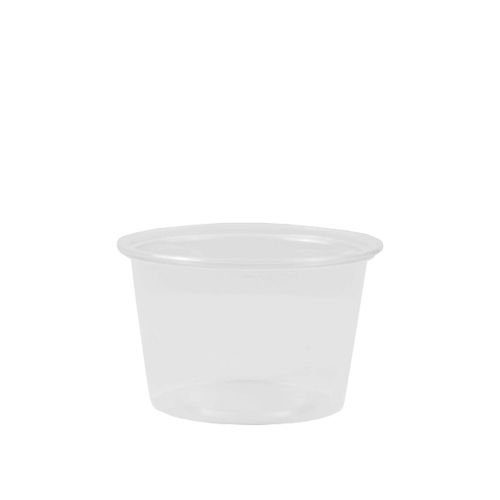 Dressingbecher, PP rund 100 ml Ø 7,1 cm · 4,3 cm transparent, 50 Stück von PAPSTAR