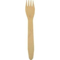 Gabel Pure 18199 16,5cm Holz 100 St./Pack. - Papstar von PAPSTAR