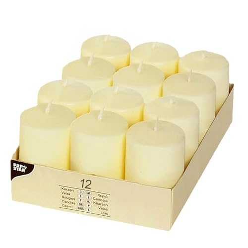 Kerzen & Brennzubehör 72 Stumpenkerzen Ø 40 mm · 60 mm Elfenbein Ivory Blockkerzen Kerzen & Brennzubehör 72 Stumpenkerzen Ø 40 mm · 60 mm Elfenbein Ivory Blockkerzen von PAPSTAR