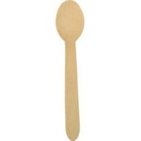 Löffel Pure 18249 15,7cm Holz 100 St./Pack. - Papstar von PAPSTAR
