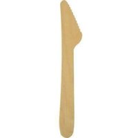 Messer Pure 18200 16,5cm Holz 100 St./Pack. - Papstar von PAPSTAR