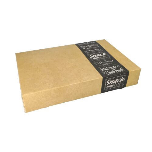 PAPSTAR 10 Transport- und Catering-Kartons pure eckig 8 cm x 31,3 cm x 46,4 cm Good Food mittel, Sie erhalten 10 Stück von PAPSTAR