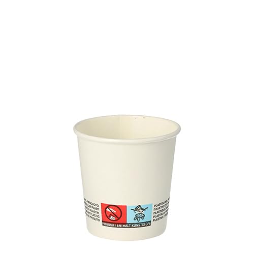 PAPSTAR 1000 Stück Pappbecher Pure 0,1 l Weiss PAPSTAR 1000 Stück Pappbecher Pure 0,1 l Weiss von PAPSTAR