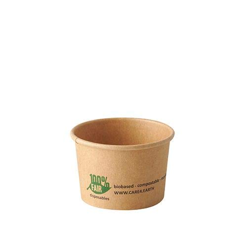 PAPSTAR 1000 Stück Portionsbecher aus Pappe pure 45 ml braun 100% Fair von PAPSTAR