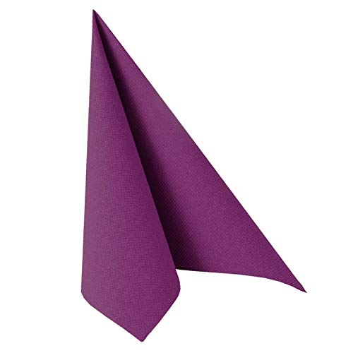 Papstar Servietten / Tissueservietten lila "Royal Collection" 40 x 40 cm, 1/4-Falz, für Gastronomie, Feste und Haushalt, #10820, 1 X 50er Pack Papstar Servietten / Tissueservietten lila "Royal Collection" 40 x 40 cm, 1/4-Falz, für Gastronomie, Feste und Haushalt, #10820, 1 X 50er Pack von PAPSTAR