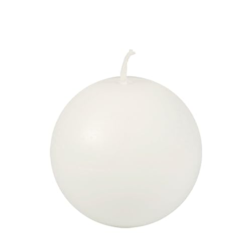 12 Kugelkerzen Ø 80 mm Weiss aus 100% Stearin 12 Kugelkerzen Ø 80 mm Weiss aus 100% Stearin von PAPSTAR