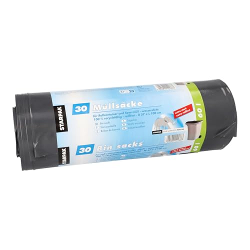 PAPSTAR 120 Müllsäcke, LDPE 60 l 100x57cm grau von PAPSTAR