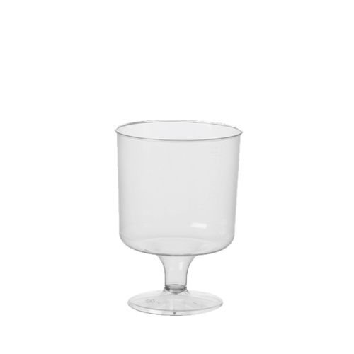 PAPSTAR 12046 1-Karton 20 x 10 Stiel-Gläser für Rotwein, PS 0.2 Liter, Durchmesser 7.2-10.1 cm glasklar einteilig von PAPSTAR